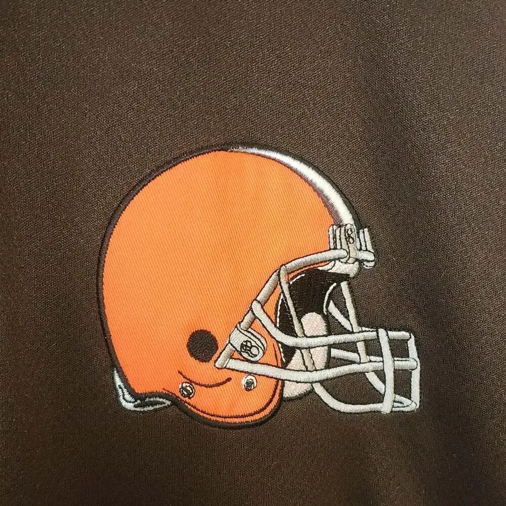 Cleveland Browns Jacket Mens Brown Orange NFL Football G-III Apparel Polyester